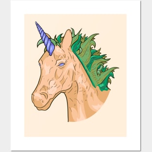 Pumpkin Unicorn Posters and Art